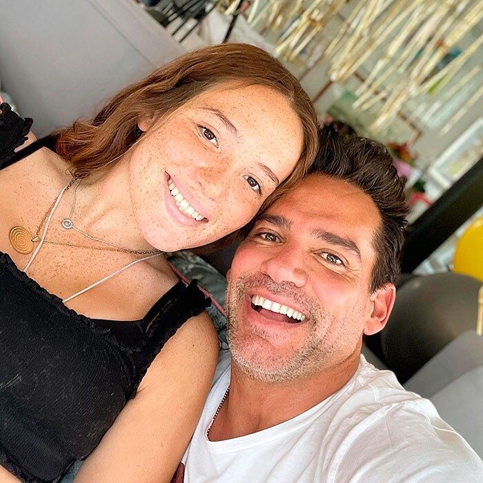 Cristian de la Fuente y su hija Laura