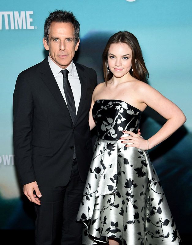 Ben Stiller con su hija Ella 