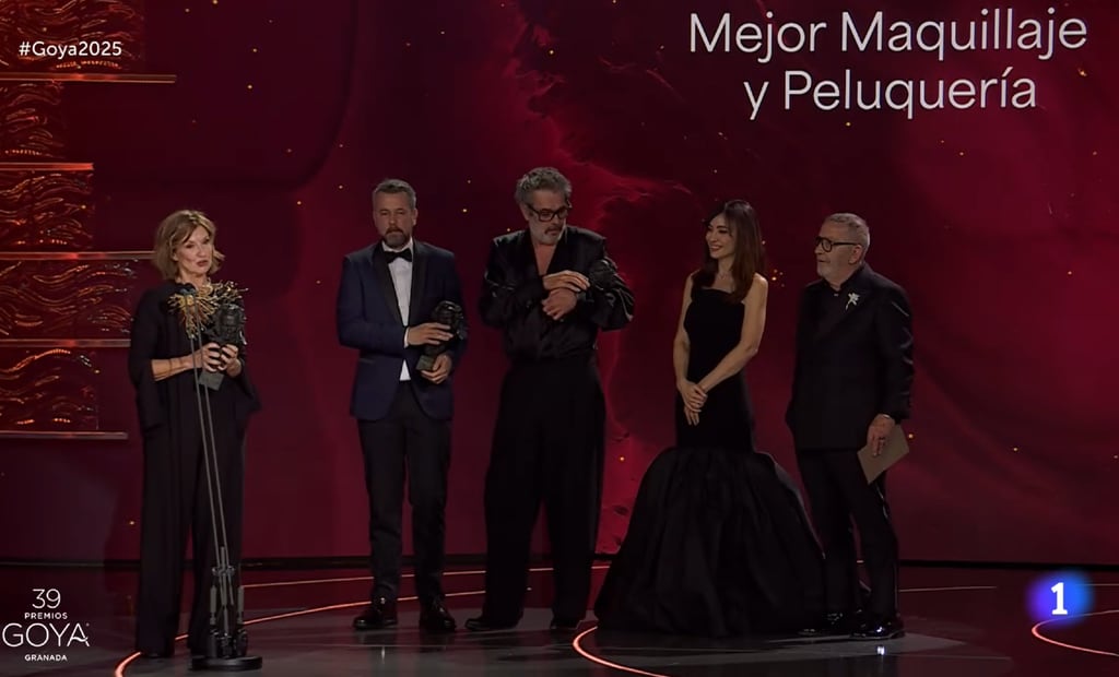 Mejor maquillaje y peluquería Goya 2025