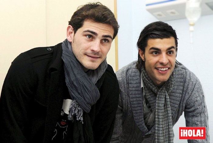 Iker Casillas y Miguel Torres