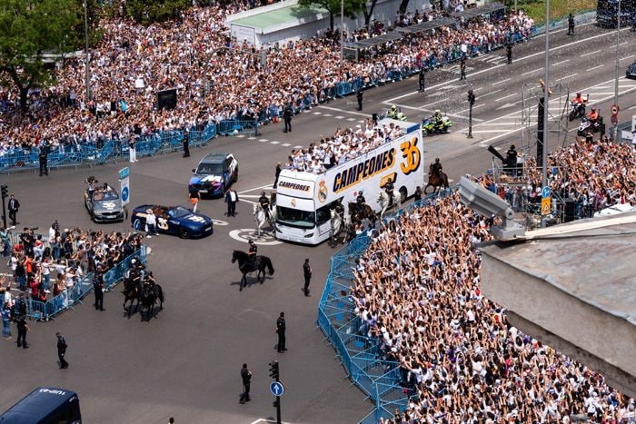 La fiesta del Real Madrid por la capital