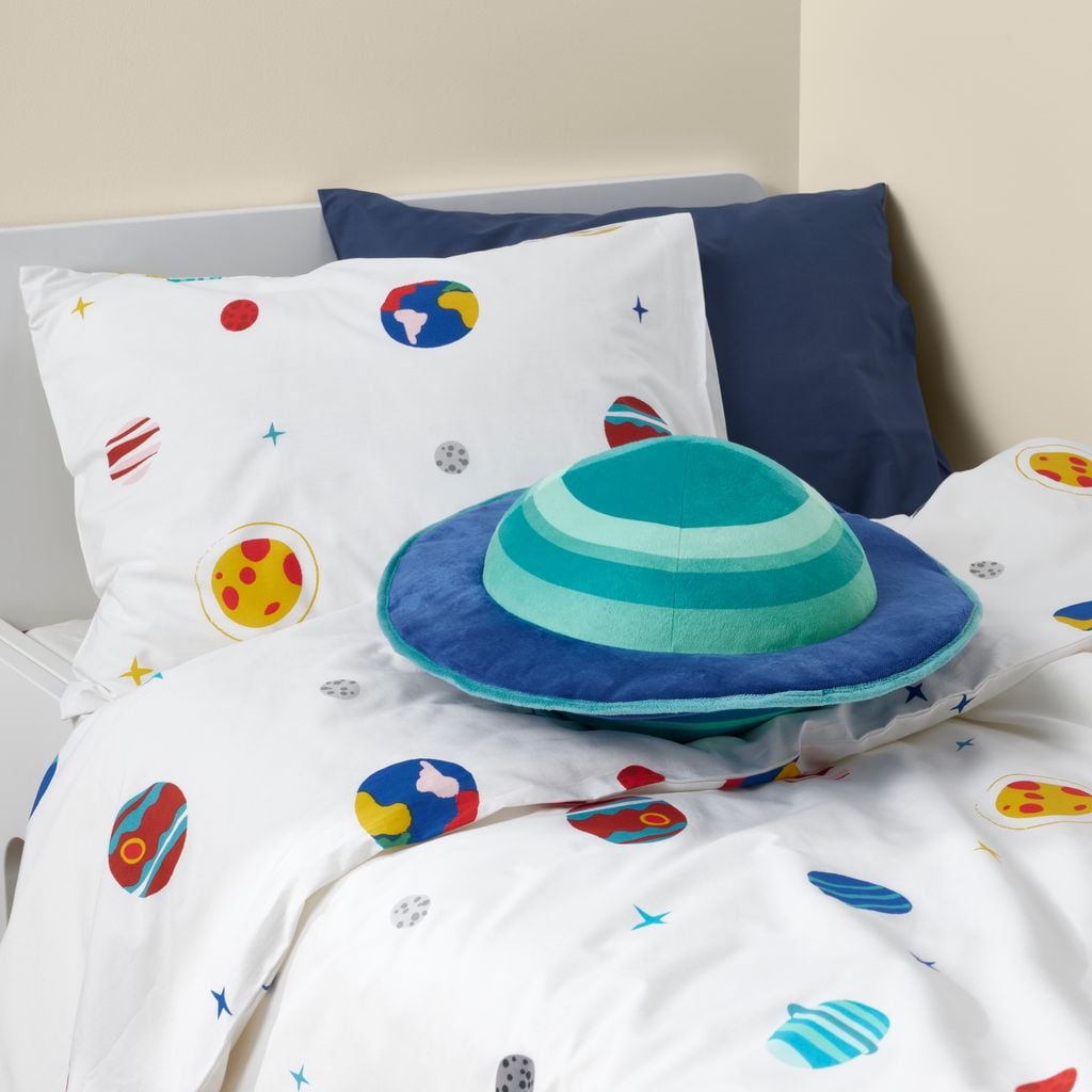 Ropa de cama infantil con planetas