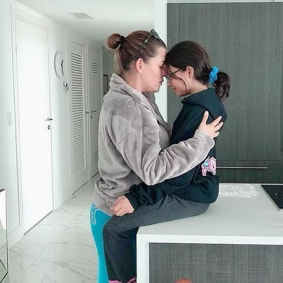 Alicia Machado y su hija Dinorah