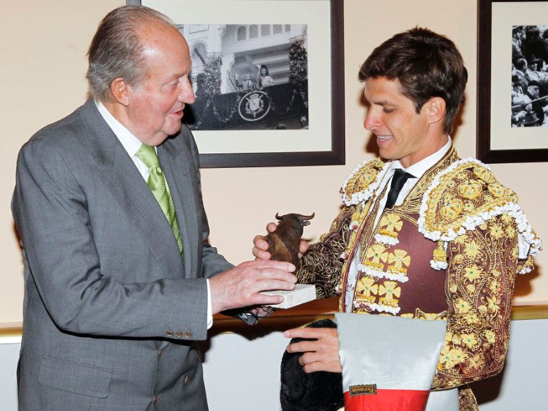 El Juli con el rey don Juan Carlos