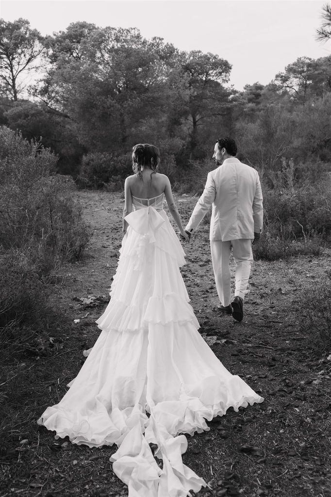 Vestido de novia a medida de Lorena Panea