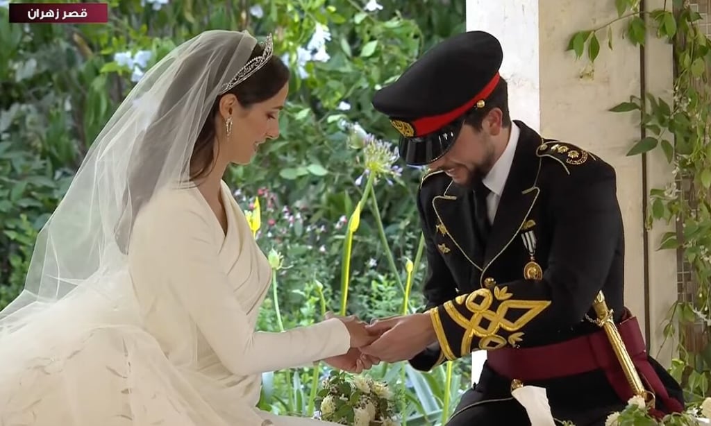 Rajwa married the Crown Prince of Jordan on June 1