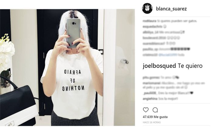 El mensaje de amor de Joel Bosqued a Blanca Suárez