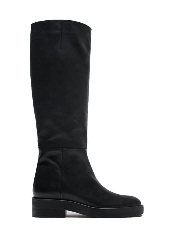 botas altas zara a negras