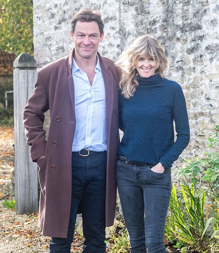 Dominic West y su esposa, Catherine Fitzgeral