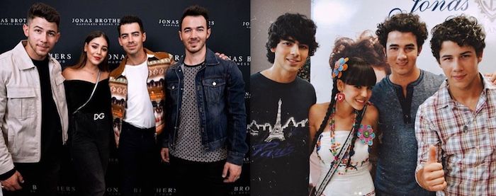 Danna Paola y Jonas Brothers