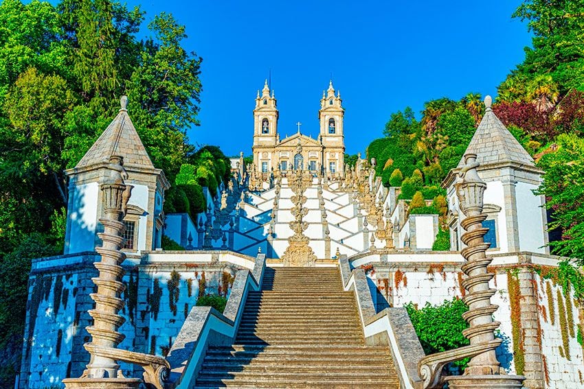 Braga, Portugal, santuario del Buen Jesús