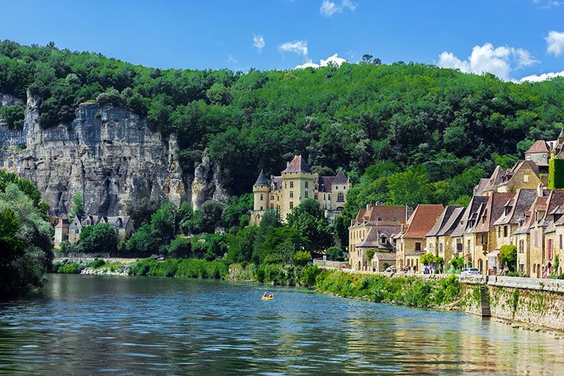 La Roque Gageac pueblos francia