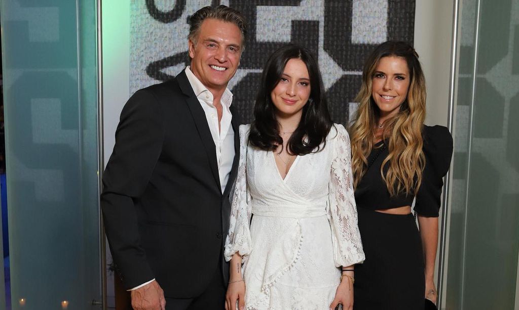 Juan Soler y Maky con su hija Azul