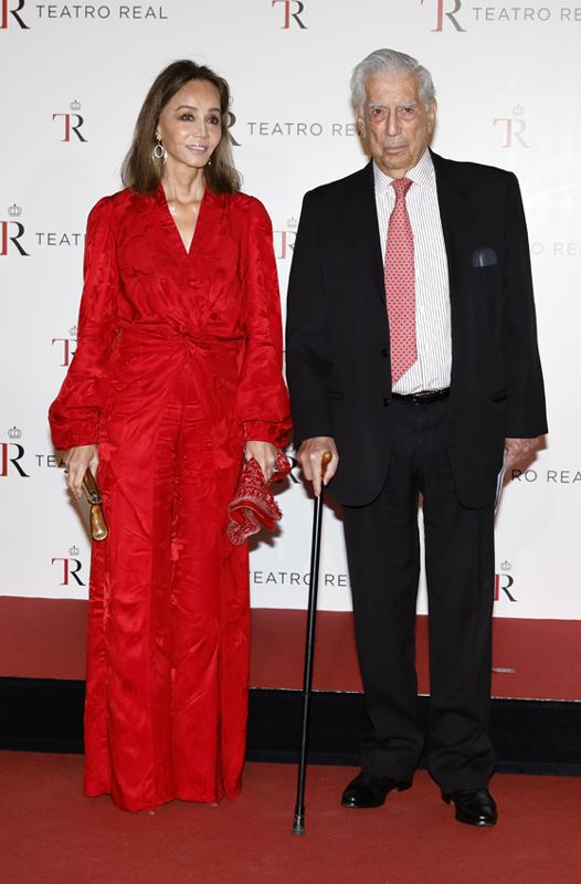 Isabel Preysler y Mario Vargas Llosa en el Teatro Real