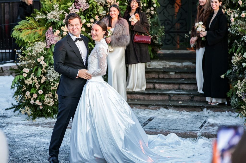 Boda Magnus Carlsen y Ella Victoria Malone