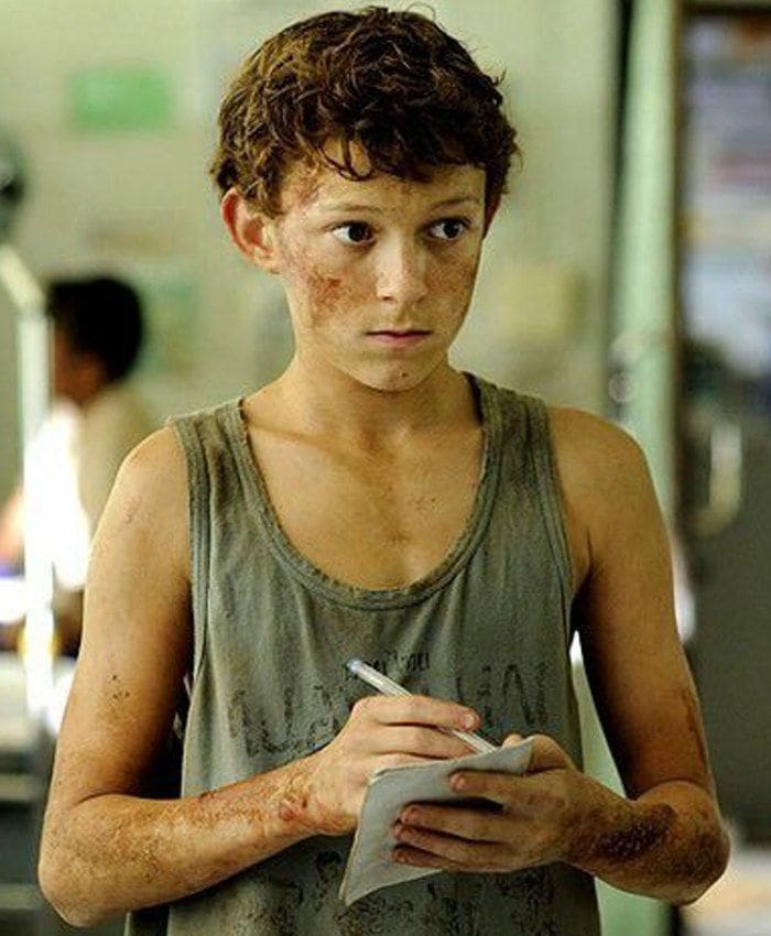 Tom Holland en 'Lo imposible'