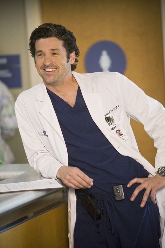 Patrick Dempsey interpretando al neurocirujano Derek 'McDreamy' Shepherd