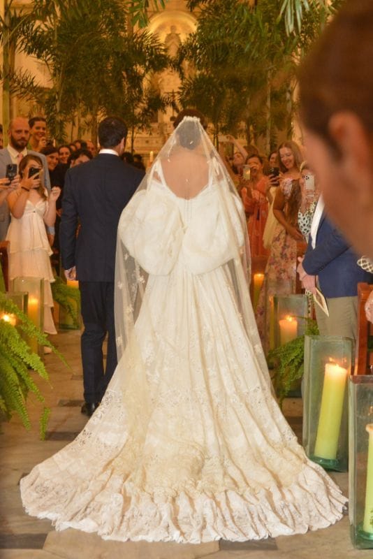 Josef-Emanuel de Liechtenstein y Claudia Echavarría en su boda