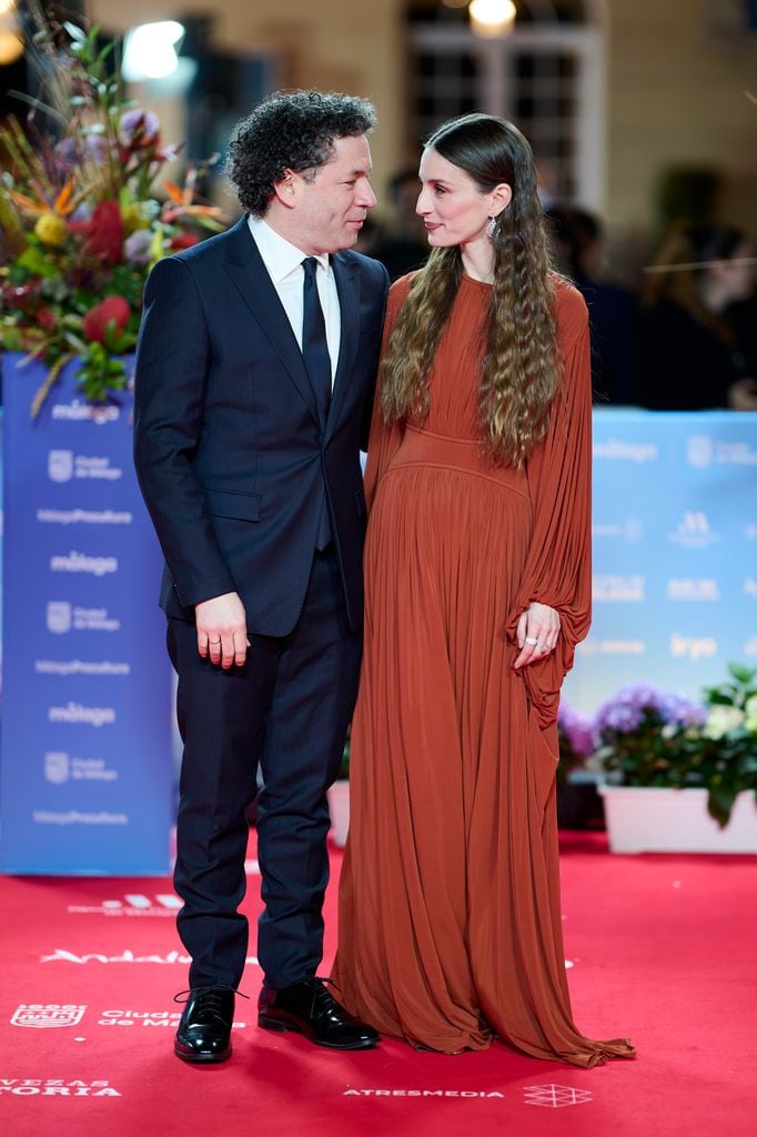 María Valverde y Gustavo Dudamel en el Festival de Cine de Málaga