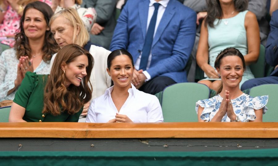 meghan markle kate middleton pippa middleton wimbledon