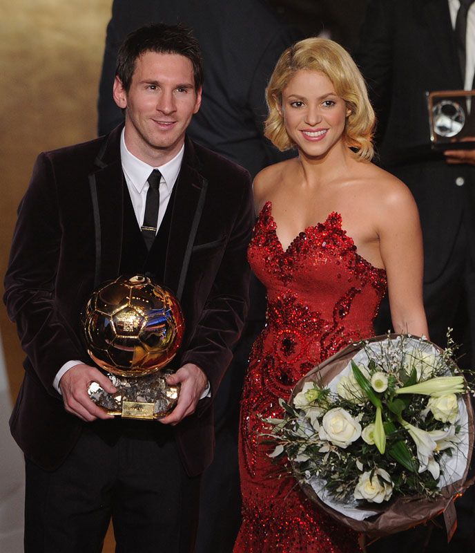 Shakira con Messi 