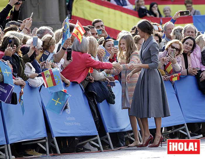 El curioso encuentro de Leonor con unas niñas que estudian en el mismo colegio que doña Letizia