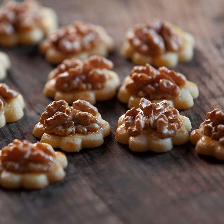 Galletas de mantequilla con nueces