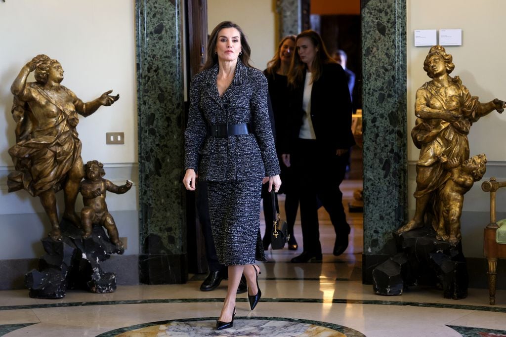 Reina Letizia en la sede de la FAO en Roma