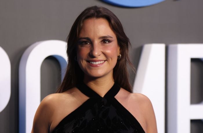 Marta Pombo, muy sonriente en la presentación del documental sobre su familia