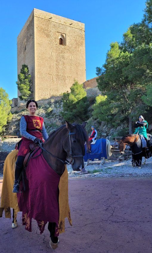 Frente a la Torre Alfonsina se rememora la Conquista de Lorca.