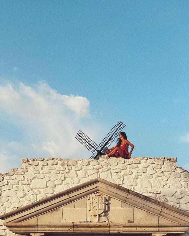 Sara Carbonero, en Campo de Criptana