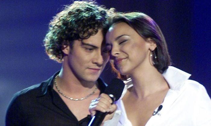 Chenoa y David Bisbal, concursantes de OT 1