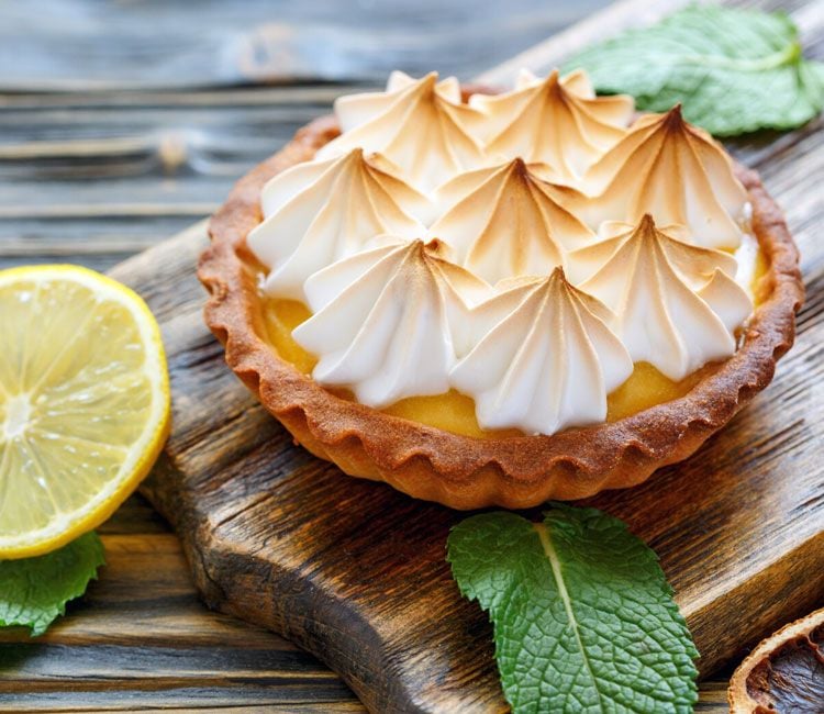 Tartaletas de limón con merengue