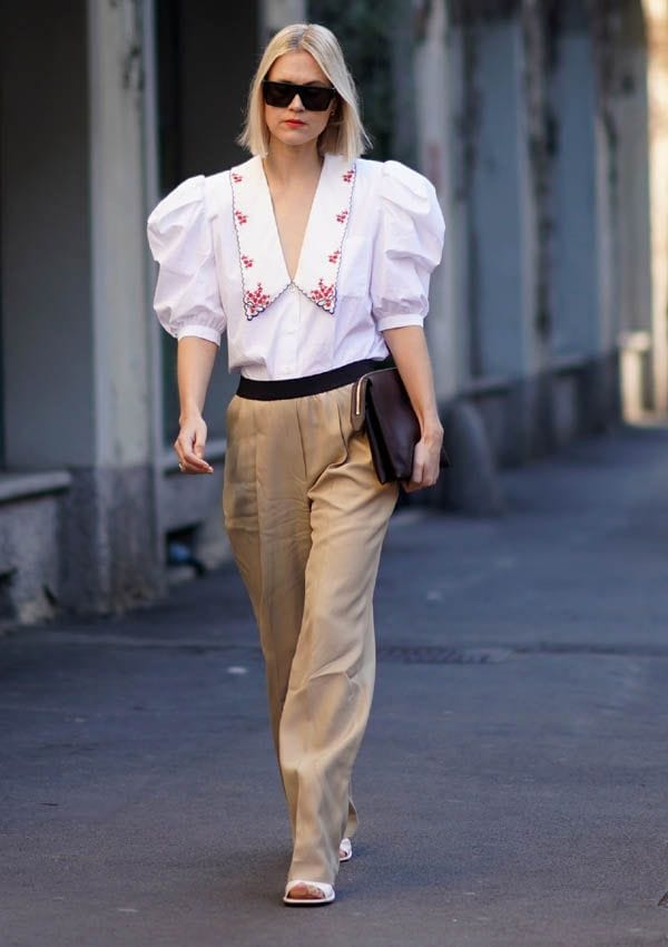 camisa blanca cuello bebe