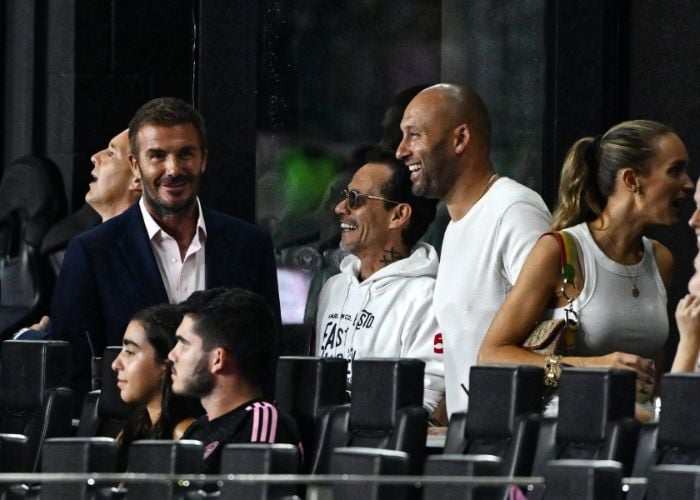 David Beckham, Marc Anthony y otras 'celebs' en un partido del Inter de Miami