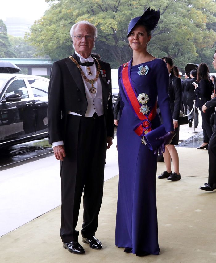 Victoria de Suecia con su padre, Carlos Gustavo de Suecia