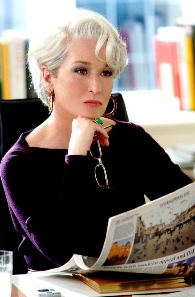 Meryl Streep en 'El diablo viste de Prada'