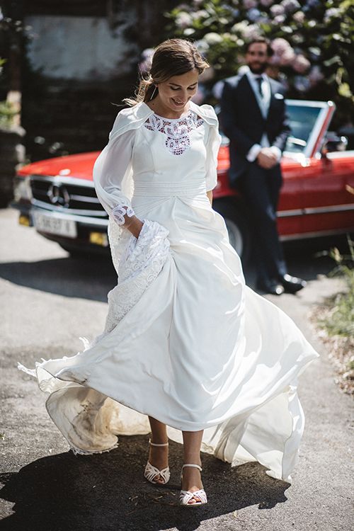 Un vestido sencillo y romántico