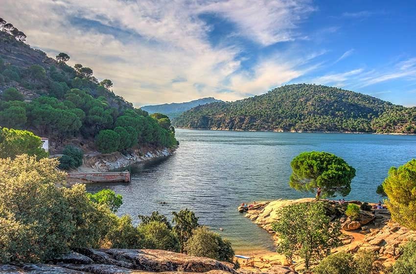 Pantano de San Juan en Madrid