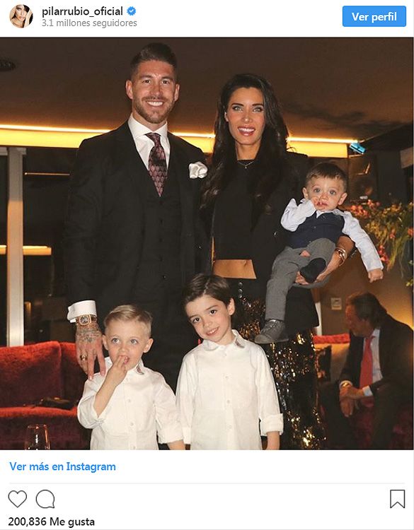 Pilar Rubio y sus hijos, protagonistas también del próximo proyecto de Sergio Ramos