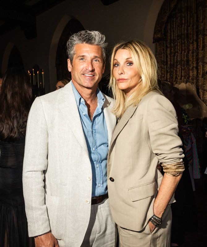 Patrick Dempsey junto a su mujer Jillian Fink