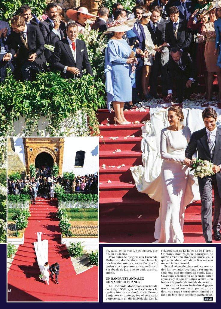 Boda Eva González y Cayetano Rivera HOLA PLUS