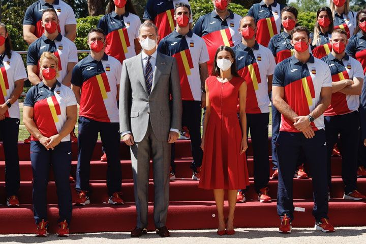 Reina Letizia con el Comité Olímpico Español