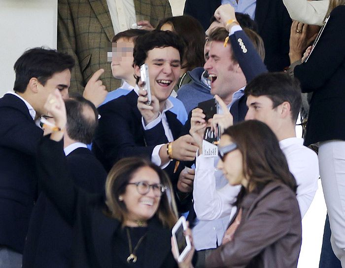 La euforia de Felipe de Marichalar en las carreras