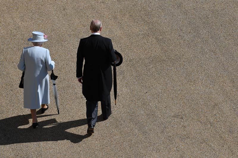 Príncipe Andrés e Isabel II