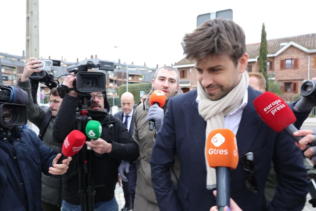 Gerard Piqué llega a los juzgados