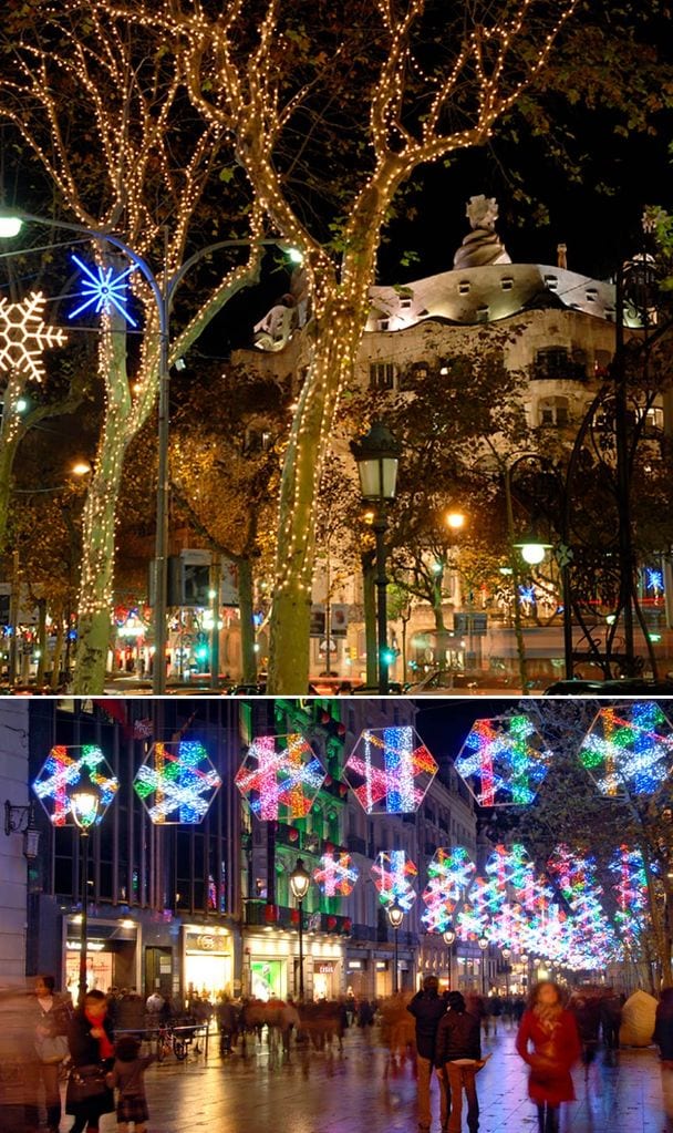 barcelona luces navidad