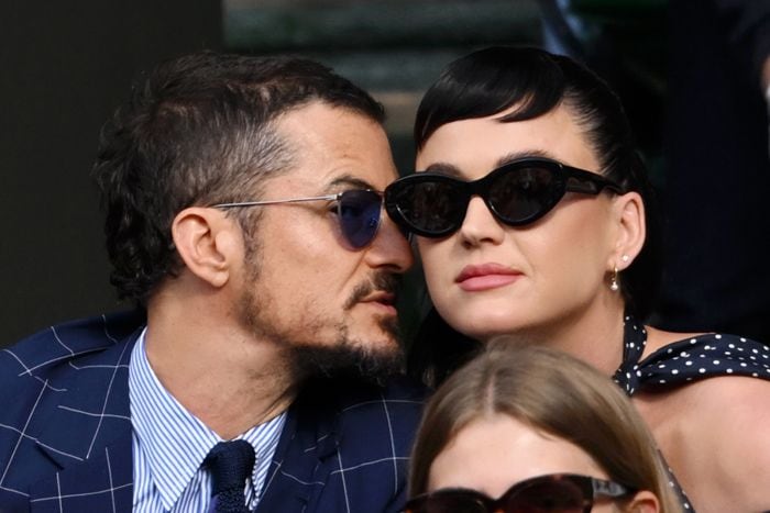 Orlando Bloom y Katy Perry, amor y arrumacos en Wimbledon