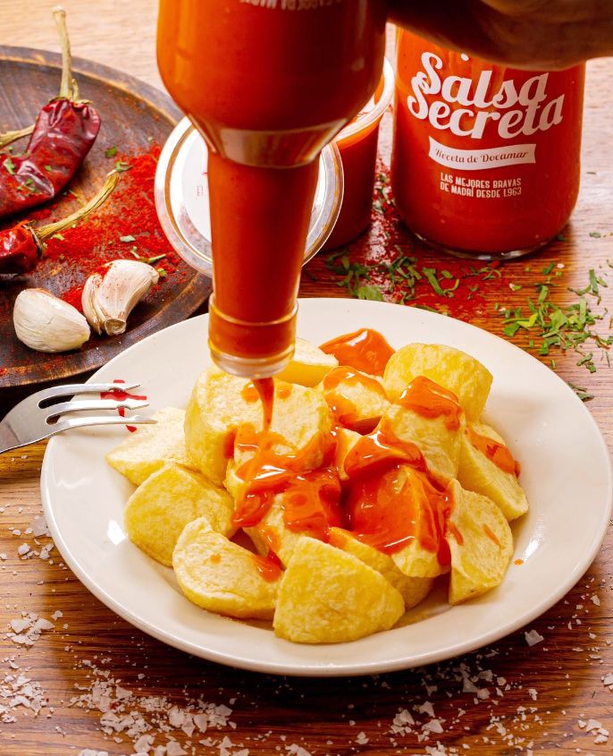 Patatas bravas de Docamar, presentes en el festival