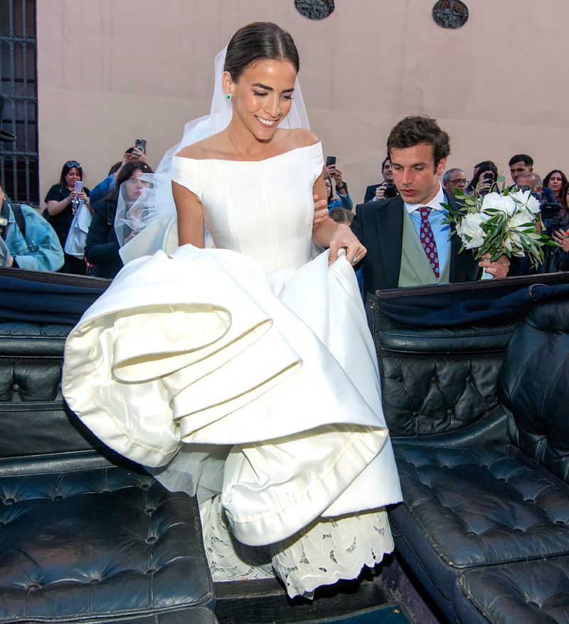 Vestido de novia sencillo